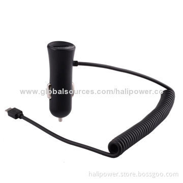 In-car Charger with USB Output, Simple and Fashionable DesignNew